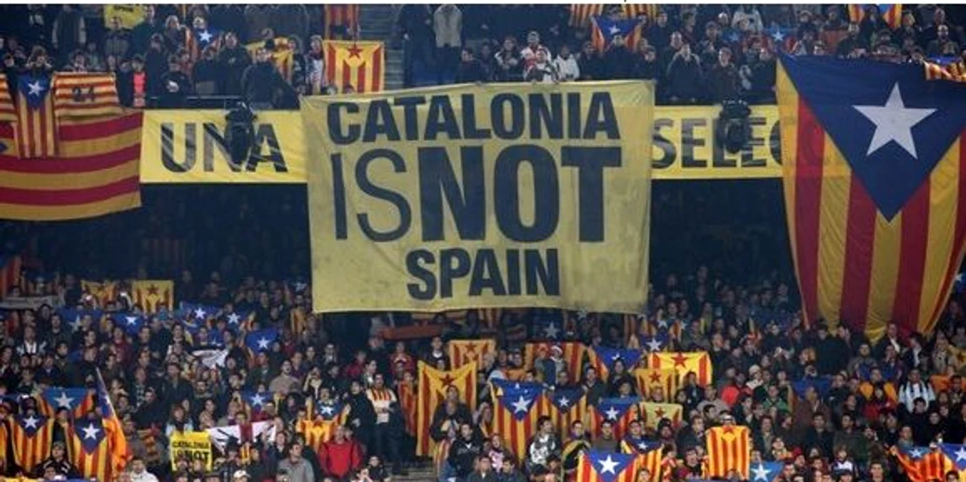 Manifestarea catalonezilor de a deveni un stat independent de Spania