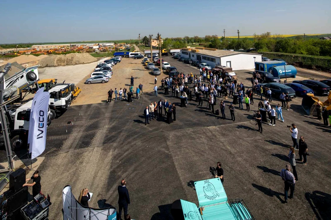 Inaugurarea stației de beton FOTO C.Duma