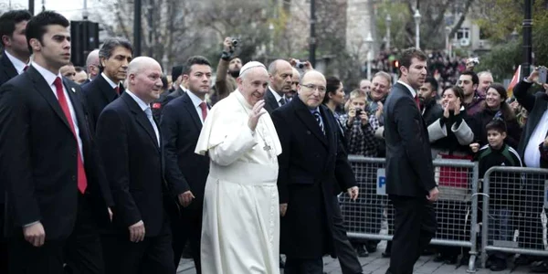 Papa Francisc Istanbul Hagia Sofia FOTO AP
