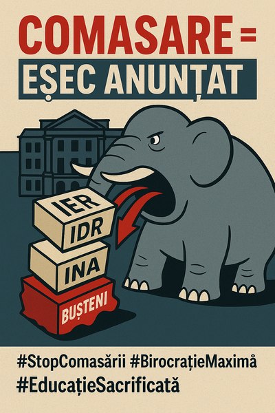 Scumpul mai mult păgubește, leneșul mai mult aleargă! Iluzia eficienței și riscurile comasării instituțiilor de specialitate în administrația publică