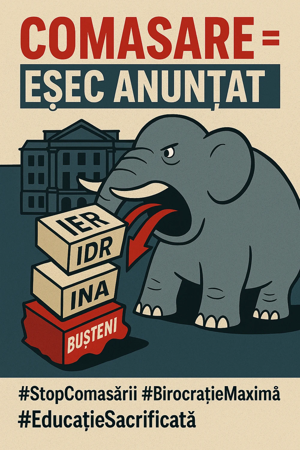 Scumpul mai mult păgubește, leneșul mai mult aleargă! Iluzia eficienței și riscurile comasării instituțiilor de specialitate în administrația publică