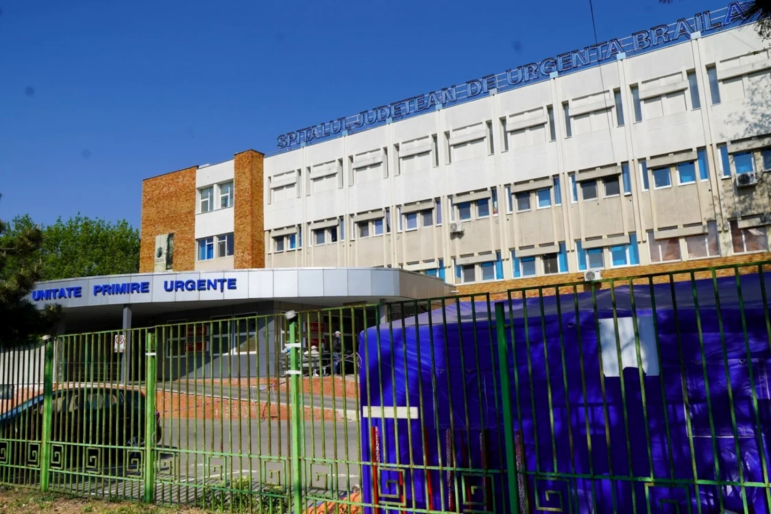 Bărbatul decedat era internat la Spitalul Județean din Brăila FOTO arhivă Adevărul
