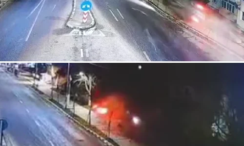 o masina a sarit peste sensul giratoriu in ovidiu, constanta foto captura video youtube ziua de constanta png