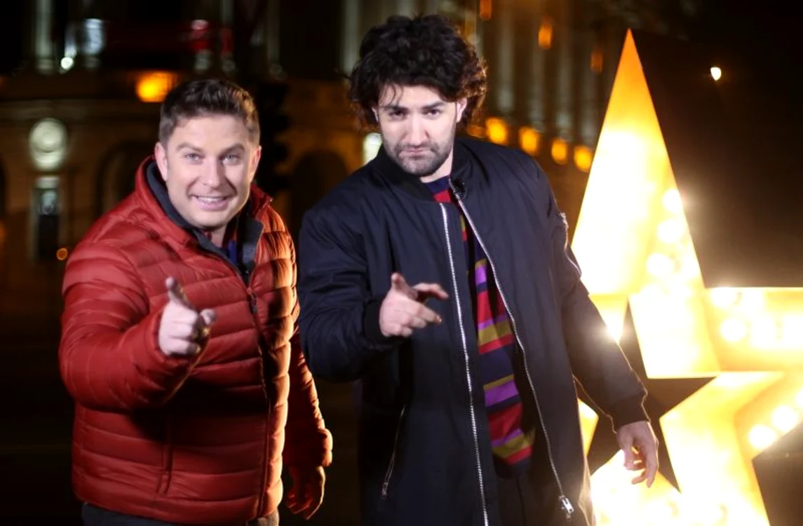 
    Smiley şi Pavel Bartoş sunt gazdele "Românii au talent" foto: Pro Tv  