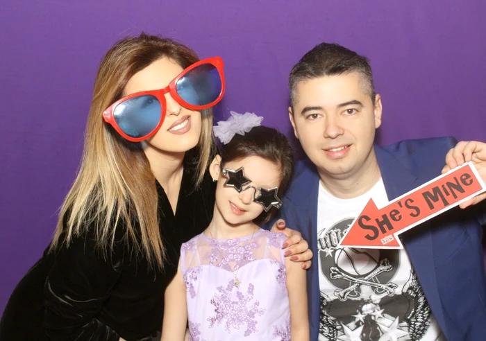 Diana Bișinicu, alături de soțul și de fiica ei