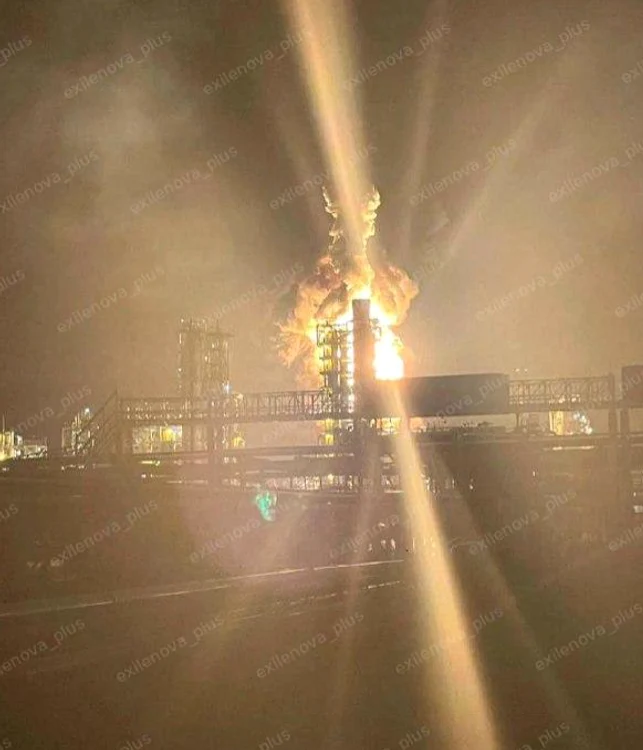 Rafinăria de petrol Kiriși din regiunea Leningrad. FOTO: Exilenova Plus