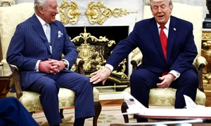 Regele Charles și Donald Trump FOTO AFP