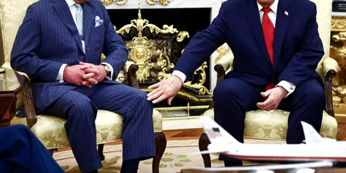 Regele Charles și Donald Trump FOTO AFP