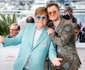 Elton John, alături de Taron Egerton, actorul care îl joacă în filmul său biografic jpeg