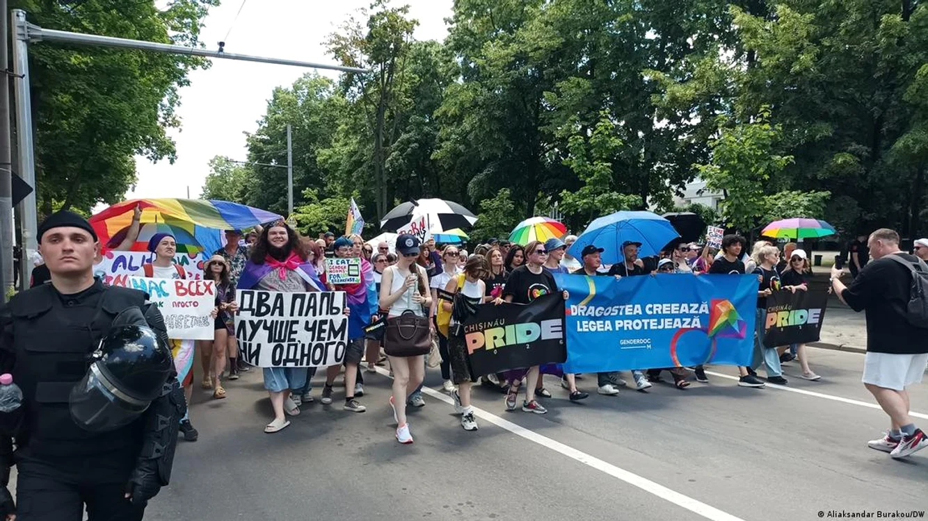 A fost primul marș Pride fără tensiuni la Chișinău
