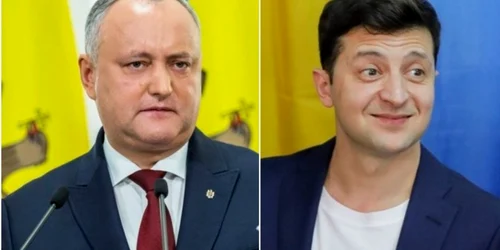Igor Dodon si Volodimir Zelenski