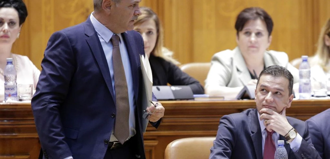Liviu Dragnea şi Sorin Grindeanu au ajuns adversari, după ce mult timp au spus că sunt prieteni. FOTO Inquam Photos