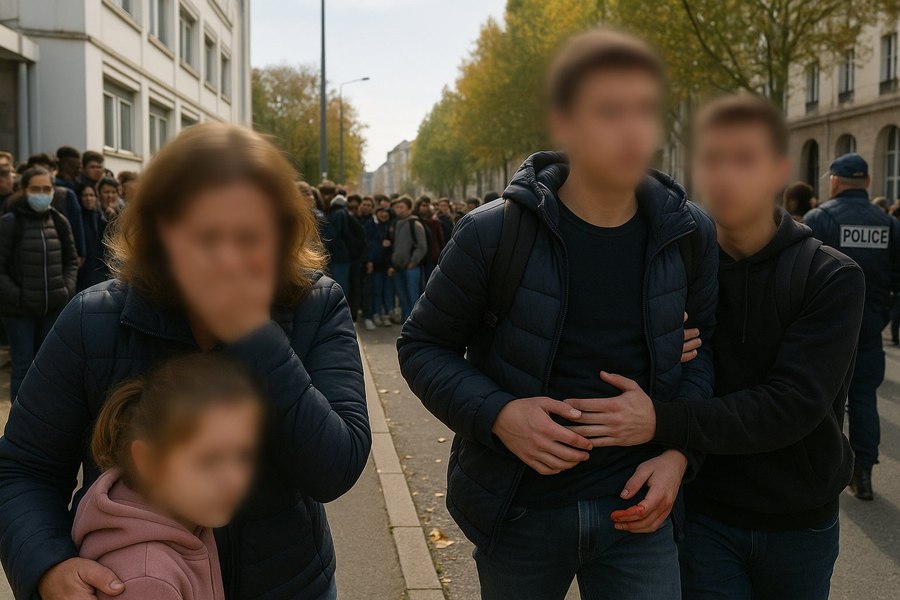 Atac cumplit la un liceu din Franţa. Un elev a înjunghiat mortal o fată şi a rănit alţi trei colegi