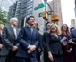 Nicușor Dan la inaugurarea intersecției la New York