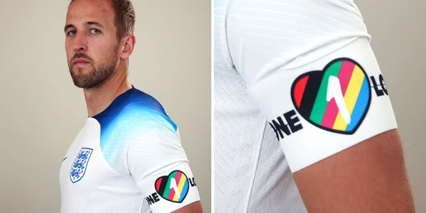 harry kane si banderola one love foto sky.com
