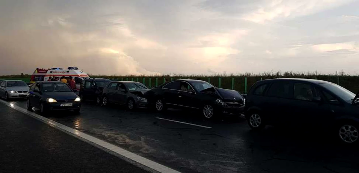 Accidentul a avut loc la kilometrul 146 FOTO Arhivă Adevărul