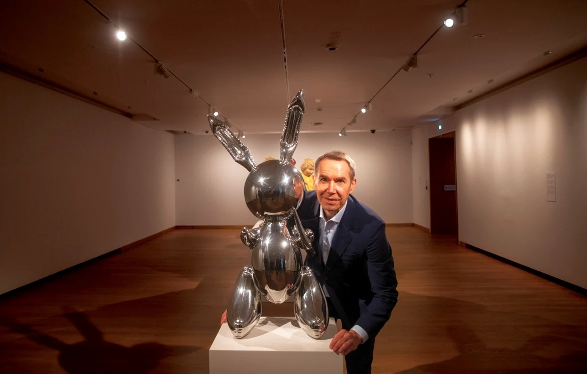 Rabbit, sculptură de Jeff Koons (© Getty Images)