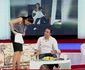 Gabriela Cristea a primit o pereche de chiloţi de la Marcel Toader (captură Pro TV) jpeg