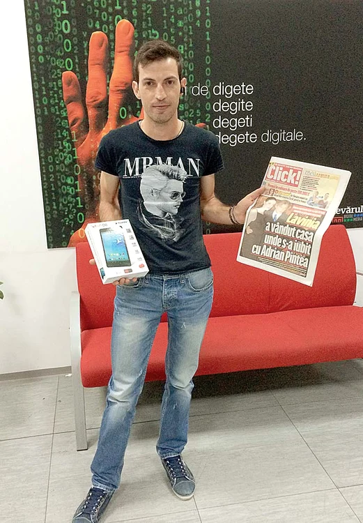 Click!MANIA  i-a adus lui  Ştefan George o  supertabletă 