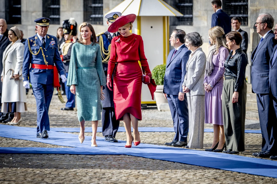 Regele Willem Alexander și Regina Maxima ai Țărilor de Jos alături de Regele Felipe și Regina Letizia ai Spaniei, Profimedia