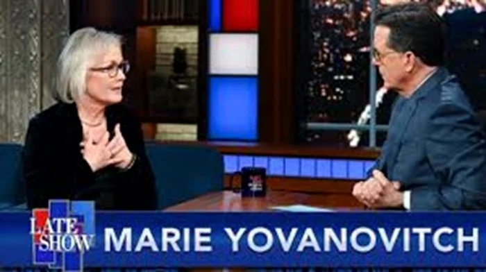 Marie Yovanovitch On Ukraine's Comedian-Turned-President, And Her "F*** You  Putin" Bracelet - YouTube