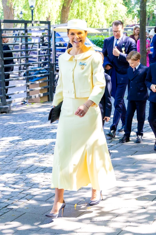 Prințesa Victoria la nunta de aur a părinților săi. FOTO: Profimedia