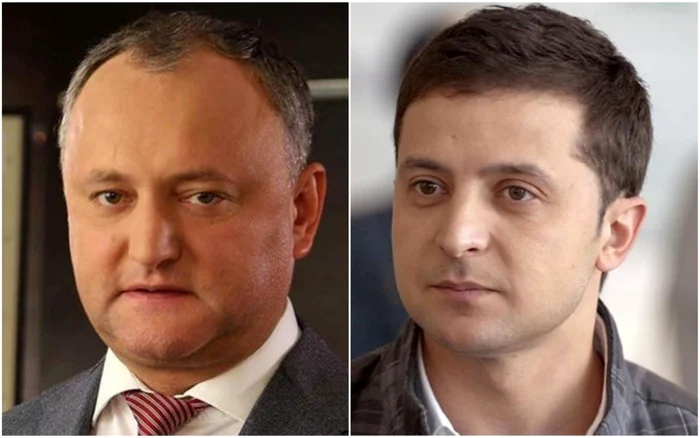 Igor Dodon si Volodimir Zelenski