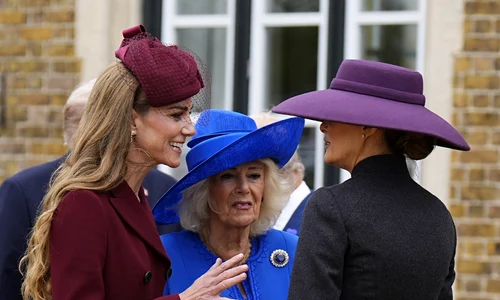 Kate Middleton, Regina Camilla și Melania Trump foto profimedia jpg