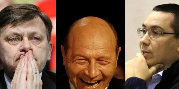 Crin Antonescu, Traian Băsescu şi Victor Ponta