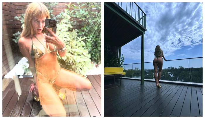 Delia Matache, ipostaze lascive / FOTO: Colaj Instagram