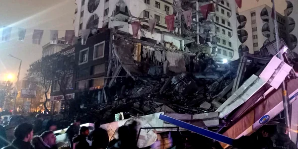 Cutremur la granita Turciei cu Siria  6 februarie 2023  Foto Epa Efe