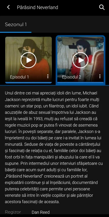 Filmul documentar e disponibil online pe platforma plătită HBO Go (hbogo.ro)