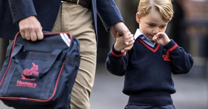 Prinţul George va studia la o şcoală privată, unde taxa anuală este de 20.000 de lire FOTO Getty Images