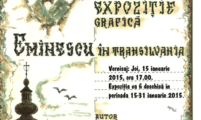 Expoziţia EMINESCU ÎN TRANSILVANIA, la Muzeul Etnografic al Transilvaniei jpeg