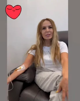 Daniela Gyorfi se menține în formă cu perfuzii foto: Instagram