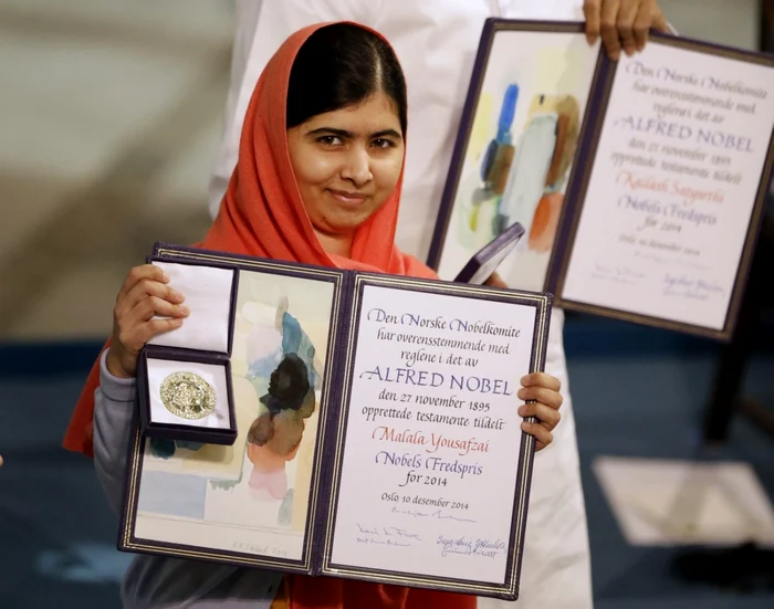 Malala Yousafzai premiul nobel pentru pace