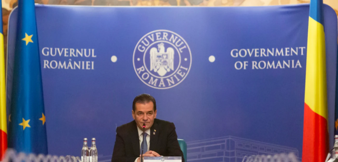 Ludovic Orban la şedinţa de guvern Sursa News.ro