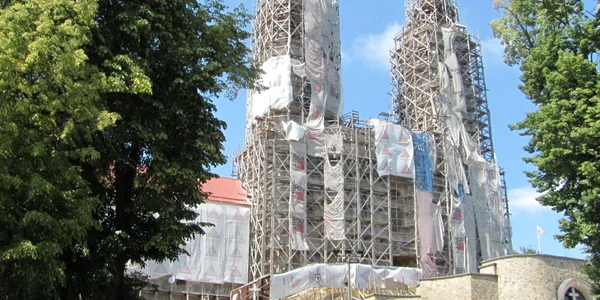 Reparaţii la Bazilica Maria Radna Foto