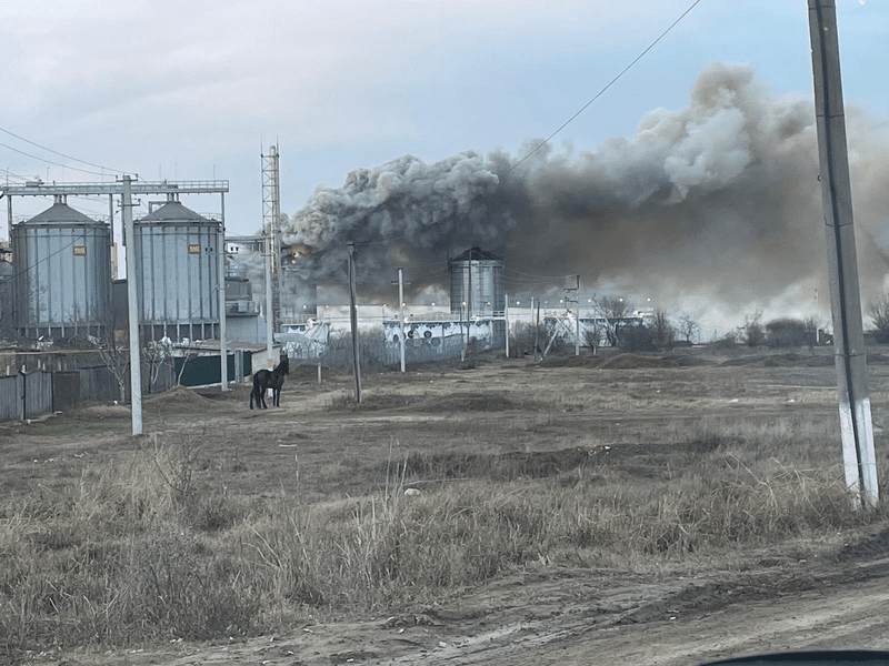Un nou incendiu în Portul Internațional Giurgiulești