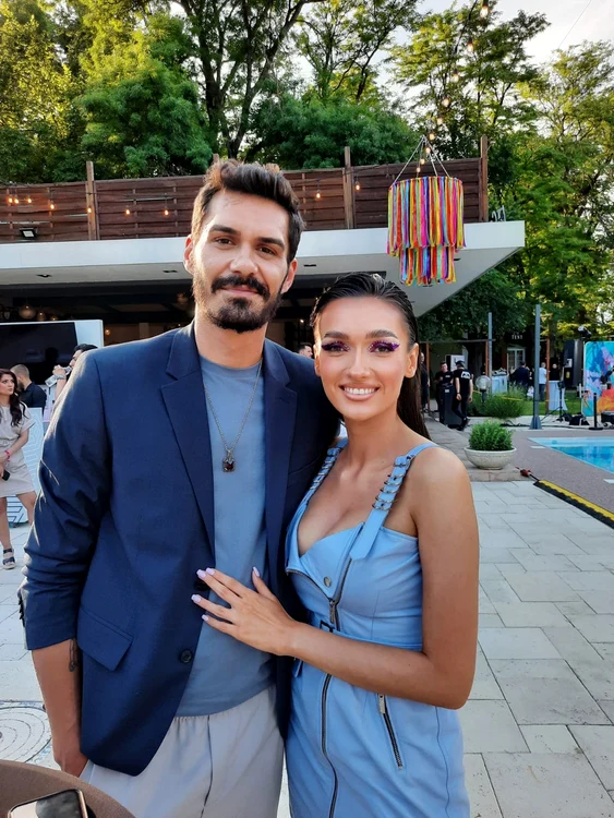 George Burcea și Viviana Sposub au participat la petrecerea Viva!
