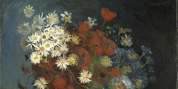 Lucrarea îi aparţine olandezului impresionist Vincent Van Gogh
