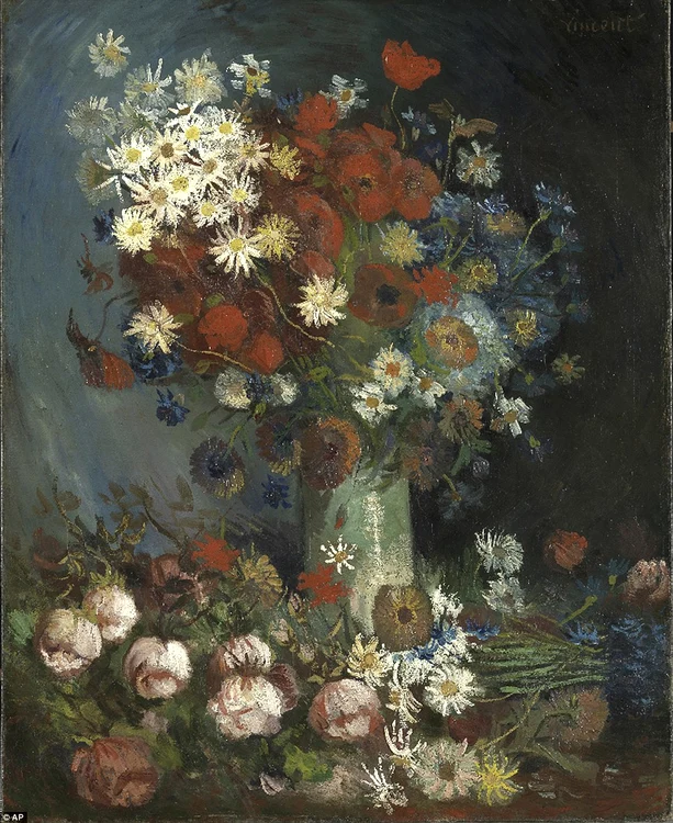 Lucrarea îi aparţine olandezului impresionist Vincent Van Gogh