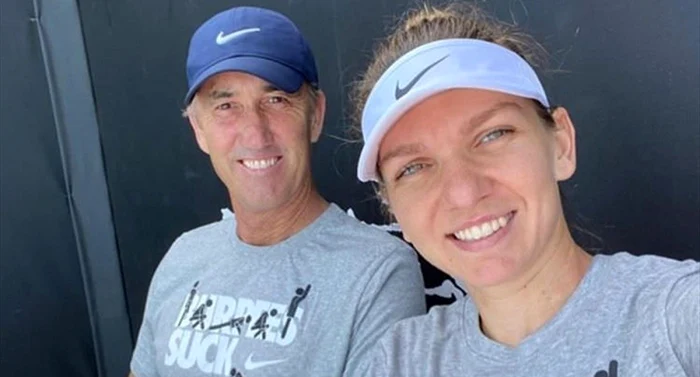 Darren Cahill și Simona Halep au rămas apropiați. Foto Instagram 