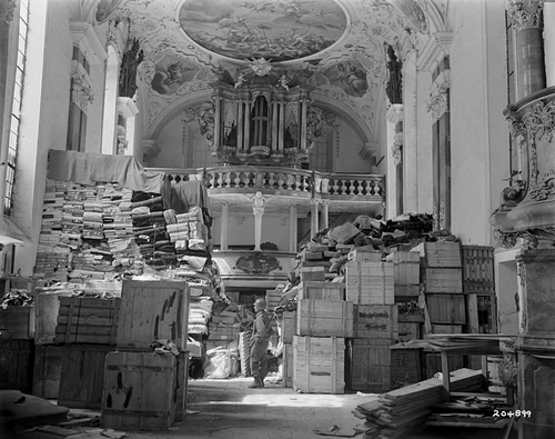 looted art german loot stored at schlosskirche ellingen ellingen bavaria germany jpg jpeg