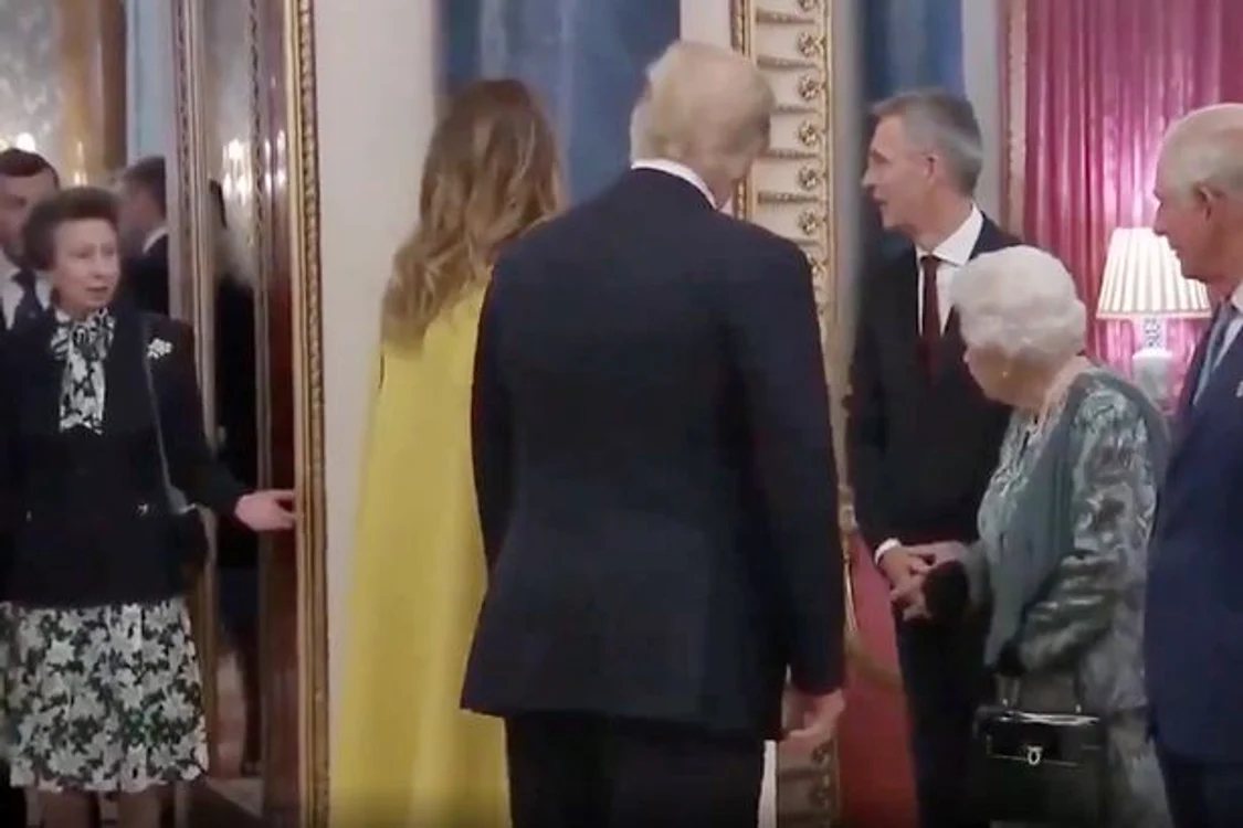 Prinţesa Anne pare a-l ignora pe Trump 
