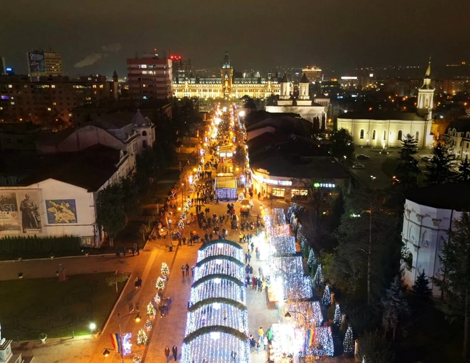 Bulevardul Ștefan cel Mare Iași. FOTO BirdsEyeView