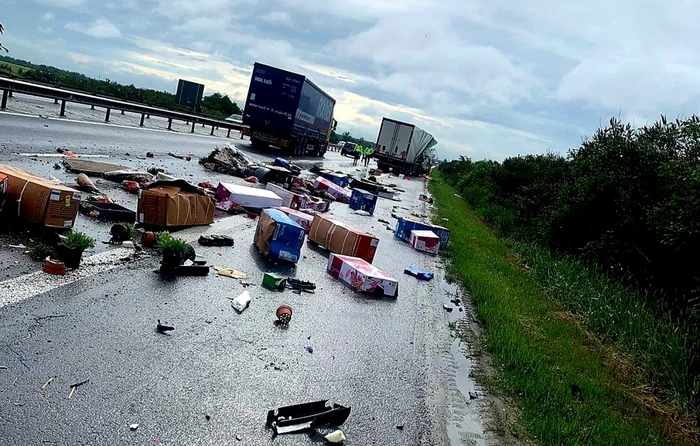 accident autostrada pitesti tiruri a1 foto ISU Giurgiu