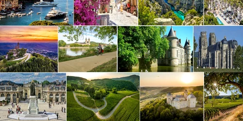 Cea mai aglomerată destinație și cea mai puțin afectată de turism - Saint Tropez vs Moselle Colaj DMS