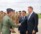 Emmanuel Macron la baza militara Mihail Kogalniceanu Klaus Iohannis cort popota soldati (10) jpg