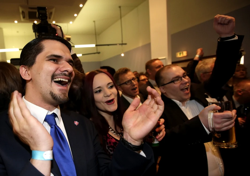 Sărbătoare în rândul sporterilor AfD din landul Baden-Württemberg Foto: AP
